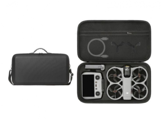 Černé PU pouzdro přes rameno pro dron DJI Avata 360 (DJI RC 2).jpeg