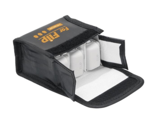 Ohnivzdorný obal na 3 baterie pro dron DJI Flip