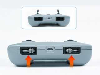 Černé CNC kniply na dálkový ovladač DJI RC-N1 / DJI RC-N2