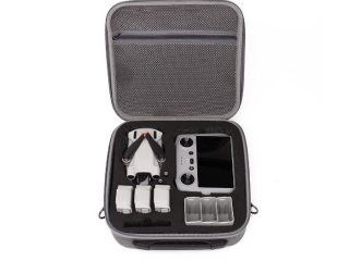 Šedé nylonové pouzdro s popruhem na dron DJI Mini 3 / Mini 3 Pro