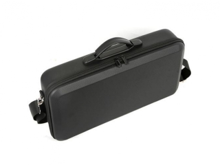 Černé PU pouzdro přes rameno pro dron DJI Avata 360 (DJI RC 2) ze strany.jpeg