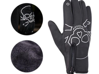 Černé fotografické rukavice (XXL)