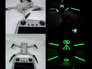 Luminiscenční samolepky na dron DJI Mini 3 / Mini 3 Pro