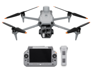 DRON DJI Matrice 4E ze předu, baterie, DJI RC 2 Enterprise  DRONPRO.jpg
