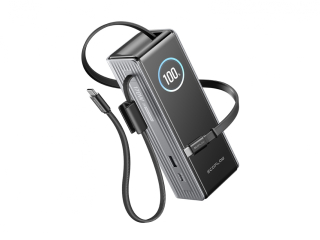 EcoFlow RAPID Powerbanka (25000mAh) - stříbrná + vestavěný USB-C kabel