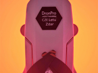 Poznávací značka / SPZ na dron – na míru
