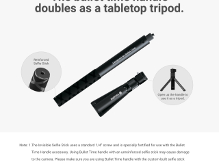 Multifunkční balíček pro režim Bullet Time ke kameře Insta360 ONE R / ONE X / ONE X2