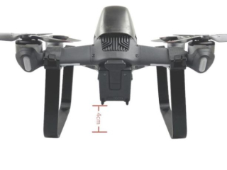Přistávací podvozek na DJI FPV závodní dron