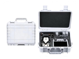 Bílý ochranný kufr pro dron DJI Lito 1 : X1 (DJI RC-N3 : RC 2) uvnítř.jpeg