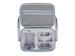 Šedé pouzdro s popruhem přes rameno na dron DJI Neo