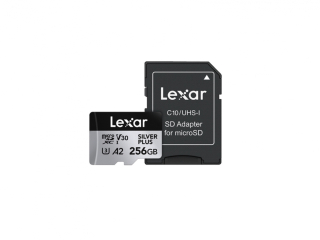 Paměťová karta microSDXC SILVER PLUS 256 GB pro dron Antigravity A1 obsah balení