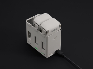 Obousměrný nabíjecí hub pro dron DJI Lito X1 ze strany.jpg