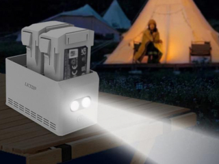 Dvoucestný nabíjecí hub s LED světlem 3v1 pro dron DJI Mini 3 Pro / DJI Mini 4 Pro