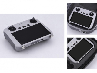 Hnědý popruh na krk na dálkový ovladač DJI RC : RC 2 : RC Pro - na ovladači.jpeg