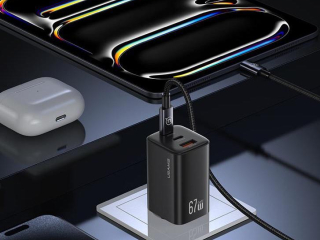 Nabíjecí adaptér USAMS 67W s 3 Porty – USB-C a USB-A