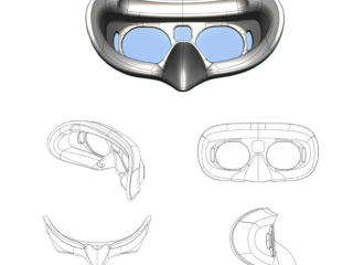Polstrování a kryt čoček na DJI Goggles 2