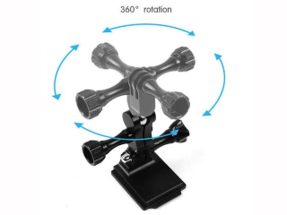 360° dvojitý adaptér pro akční kameru