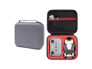 Šedé přepravní pouzdro na dron DJI Mini 4 Pro + RC-N2