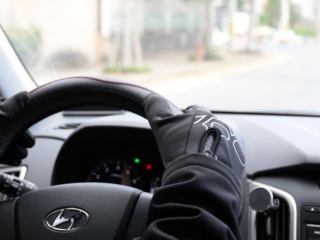 Černé fotografické rukavice (XXL)