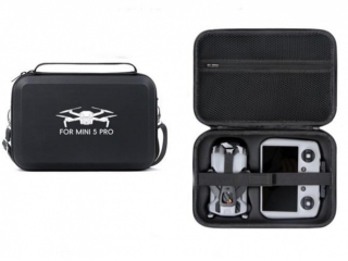 PU pouzdro na rameno na dron DJI Mini 5 Pro s DJI RC 2 - černé