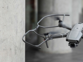 DJI Mavic 2 ochranné oblouky v akci Mavic 2 Pro