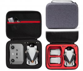 Šedé pouzdro na dron DJI Mini 3 Pro vnitřek