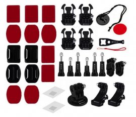 Sada příslušenství pro akční kameru (45 ks) obsah balení