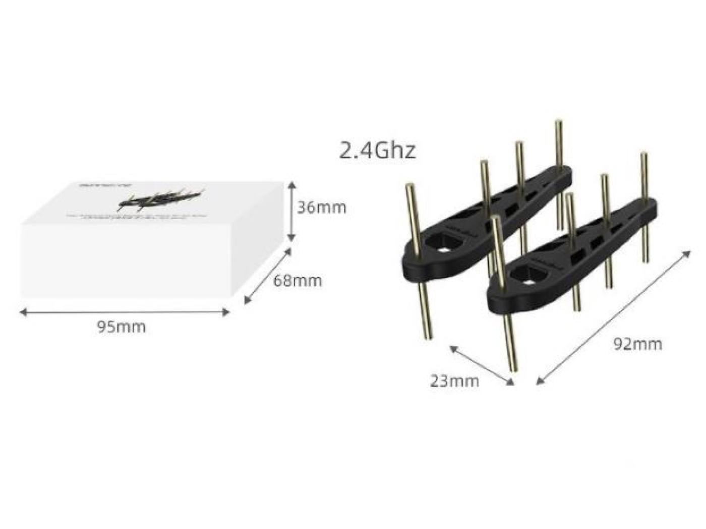 Zesilovač signálu na DJI FPV závodní dron