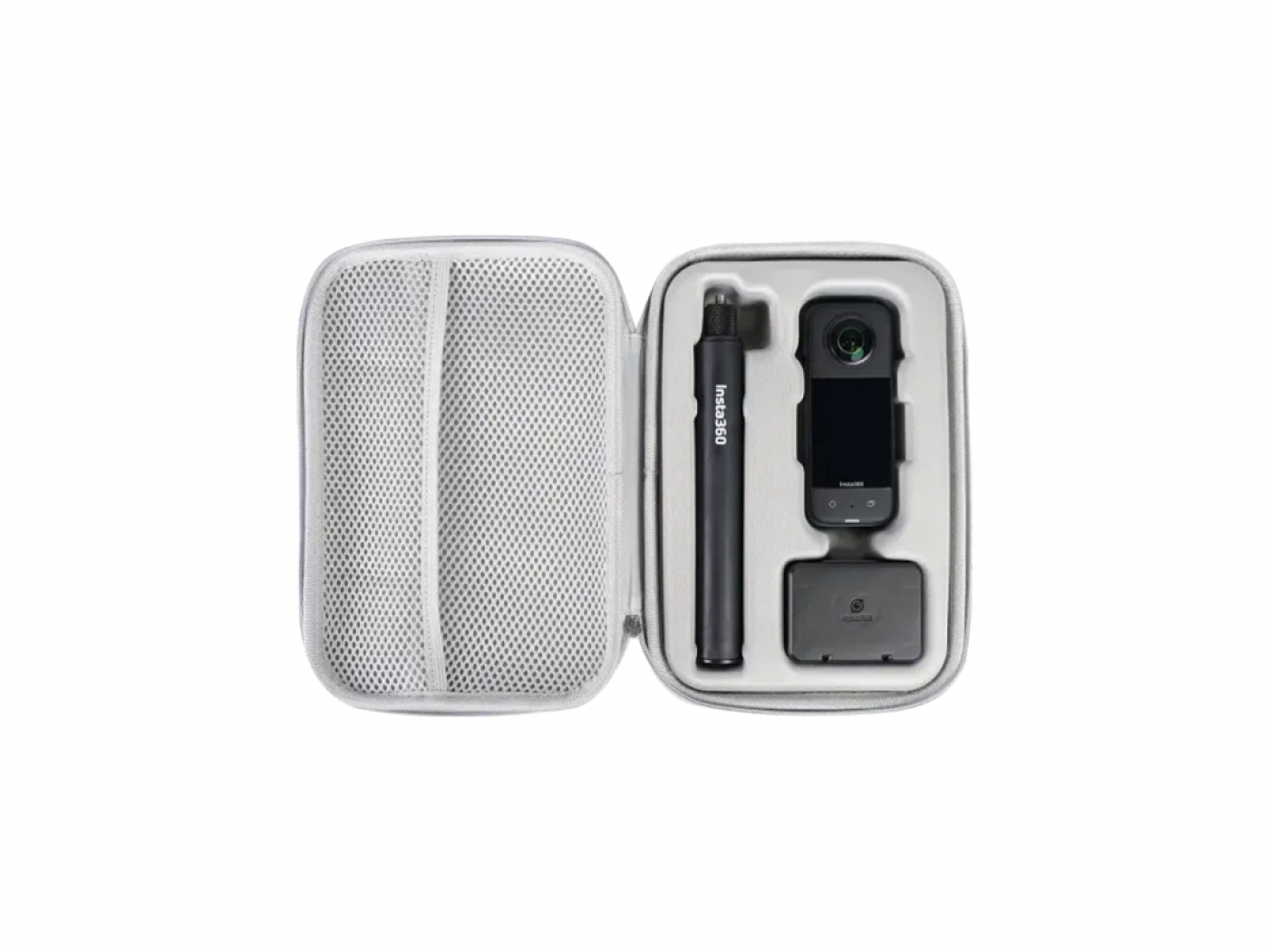 Šedé pouzdro na kameru Insta360 X3