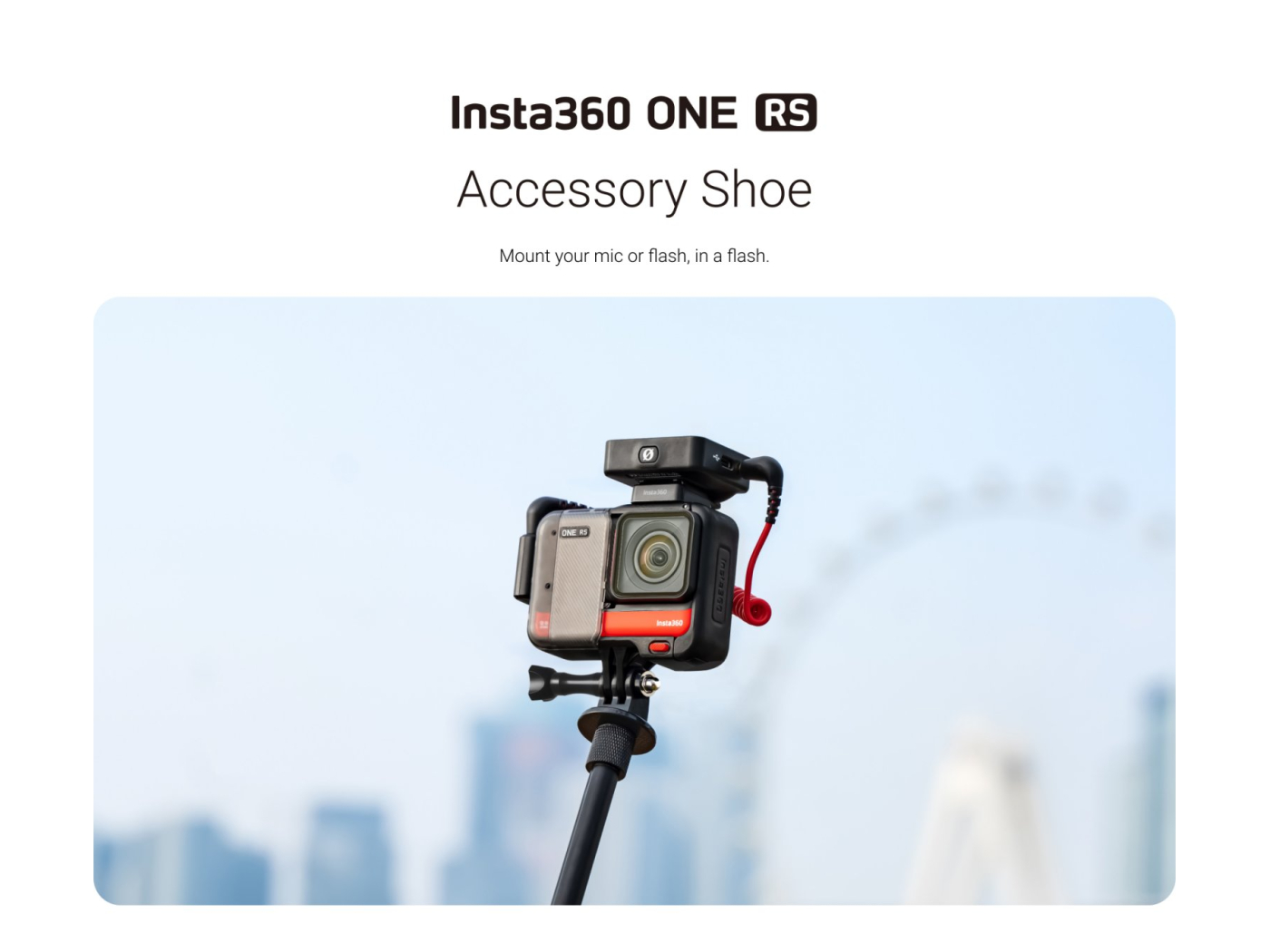 Držák dalšího příslušenství ke kameře Insta360 ONE RS