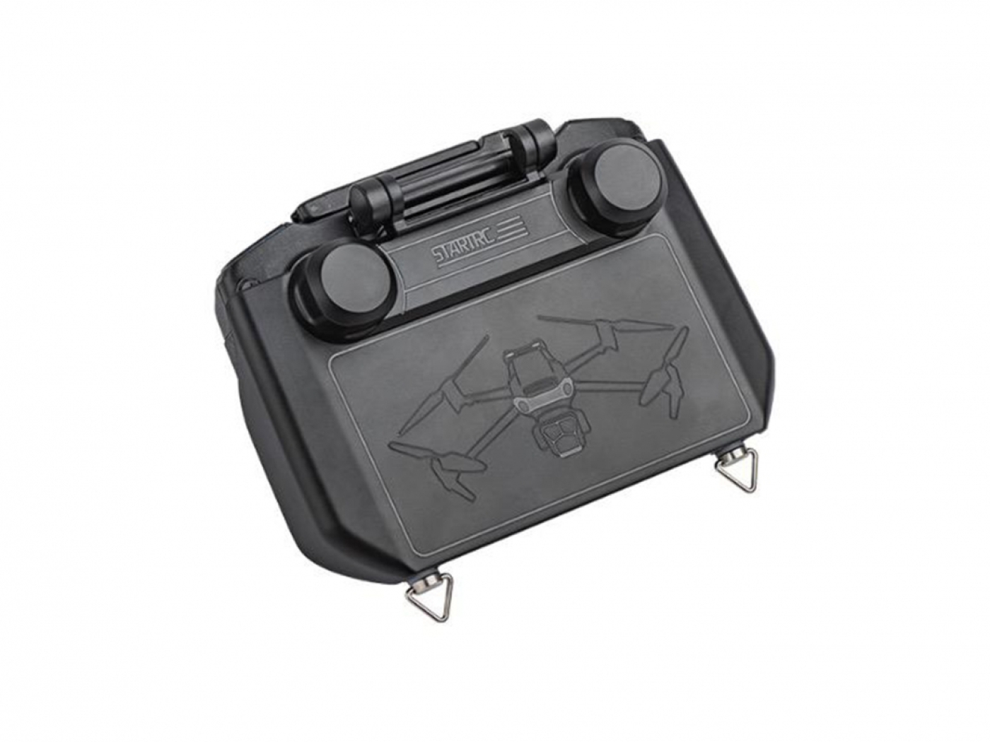 2v1 černý kryt a sluneční clona na DJI RC Pro