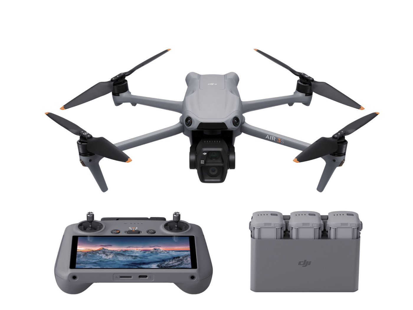 DJI Air 3S Fly More Combo + DJI RC 2