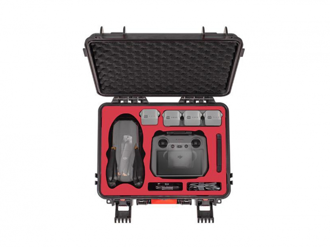 Černý voděodolný kufr na dron DJI Air 3