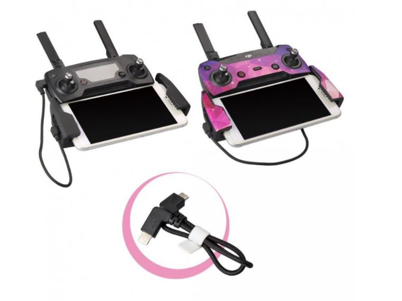 OTG kabel 2xMicroUSB pro DJI Mavic 1, 2, Air, Mini, Spark