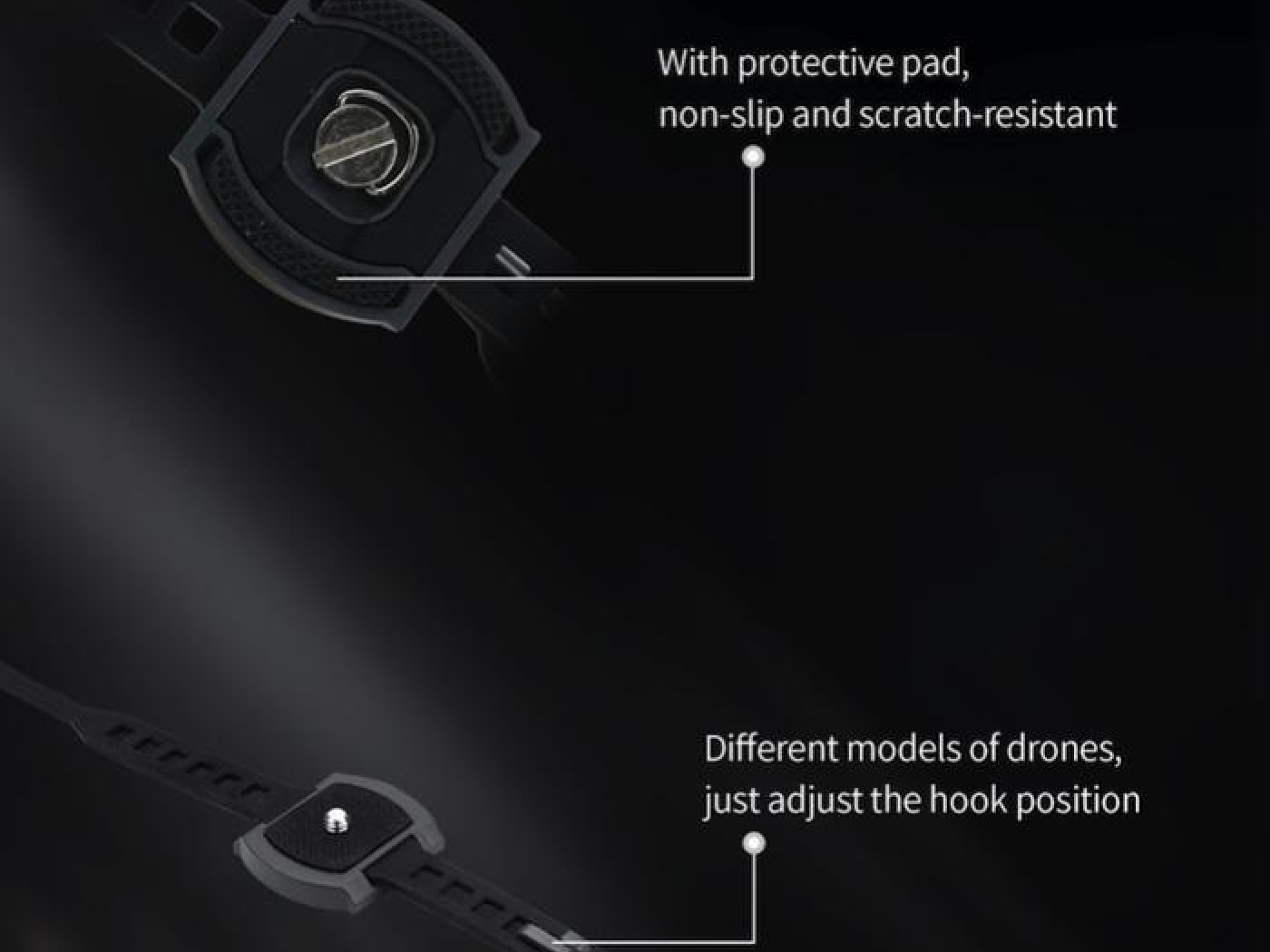 Univerzální držák akční kamery na dron