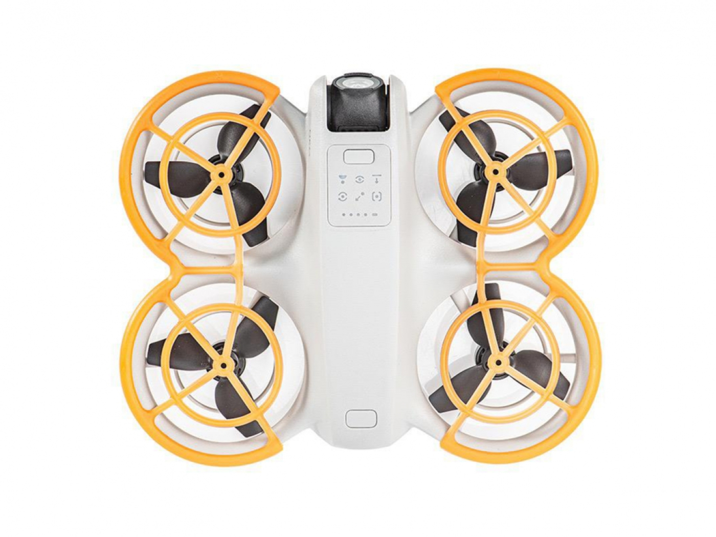 Oranžové fluorescenční ochranné oblouky na dron DJI Neo