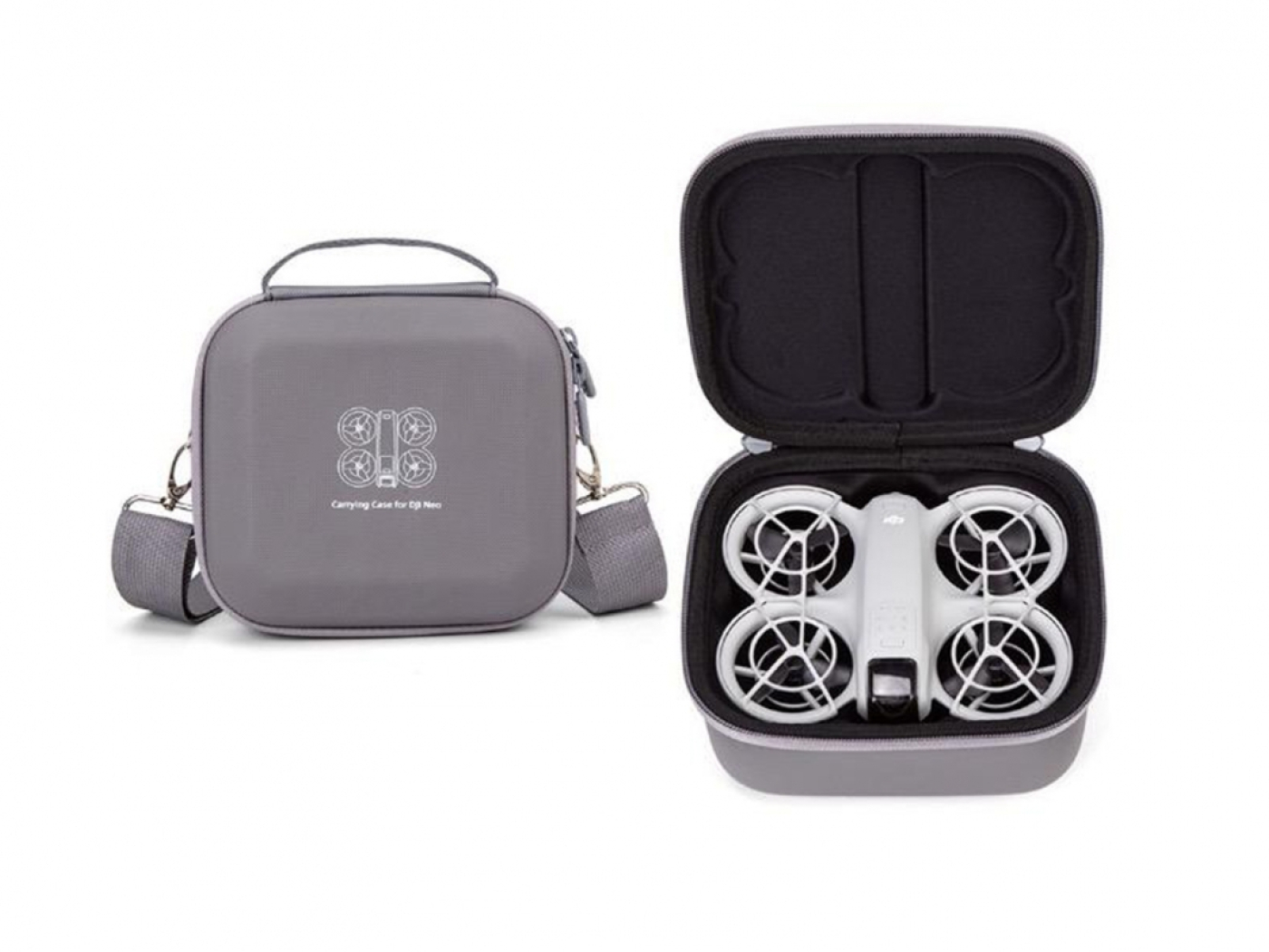 Šedé pouzdro na samotný dron DJI Neo