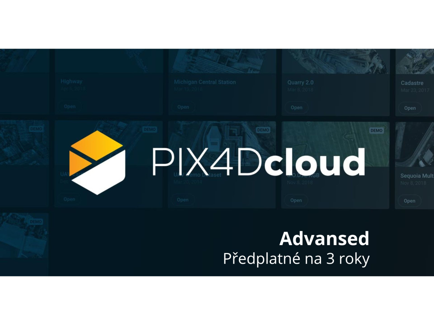 PIX4Dcloud Advansed - předplatné na 3 roky