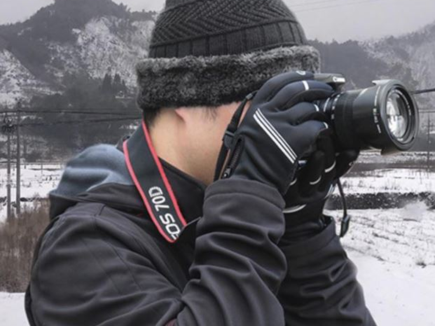 Zateplené fotografické rukavice (M)