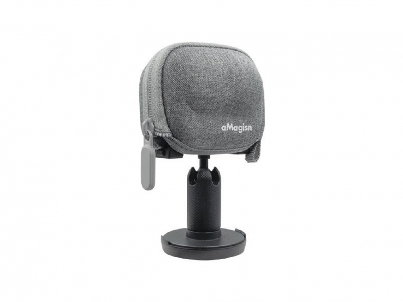 Šedé mini pouzdro na kameru Insta360 GO 3 + Action Pod