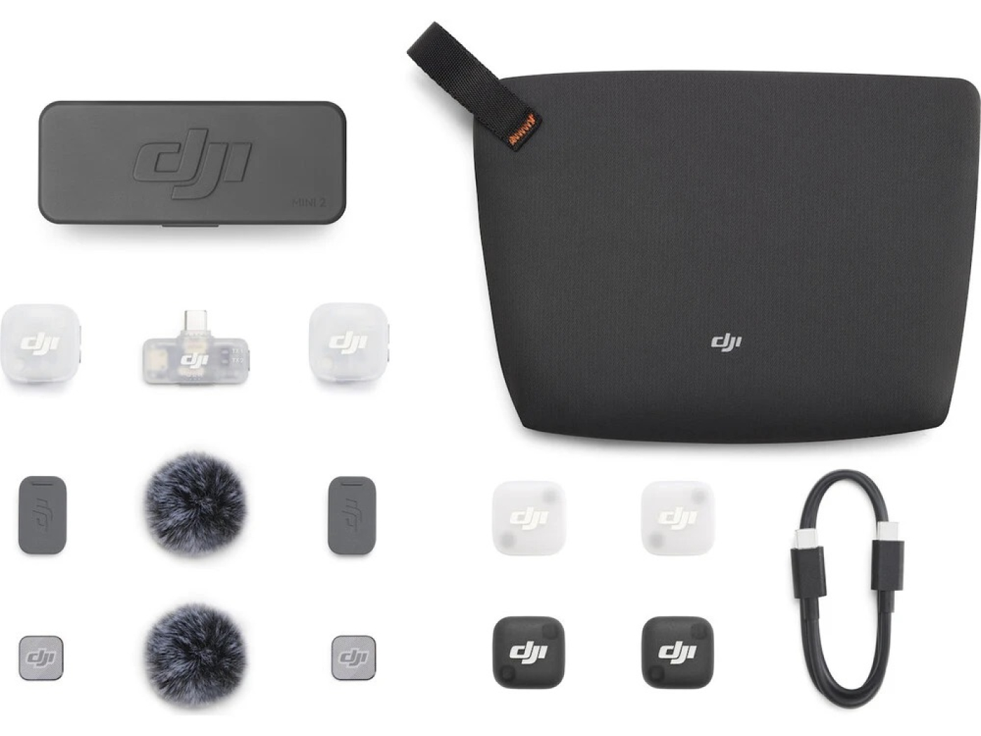 DJI Mic Mini 2 (2 TX + 1 Mobile RX + Charging Case) obsah balení.jpeg