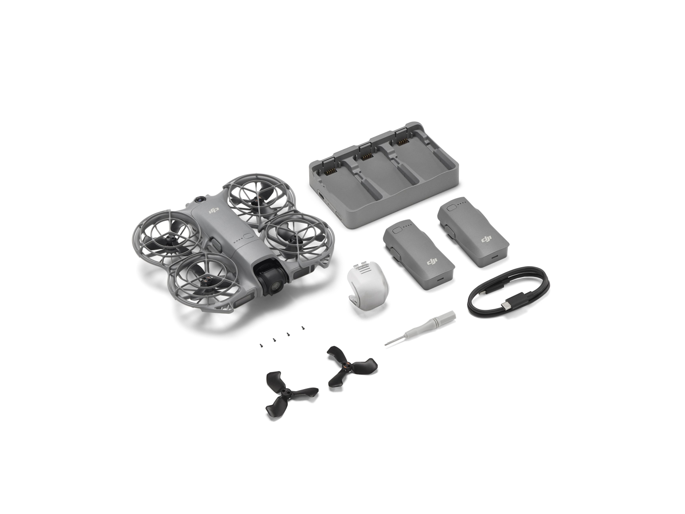 DRON DJI Neo 2 Fly More Combo obsah balení DRONPRO