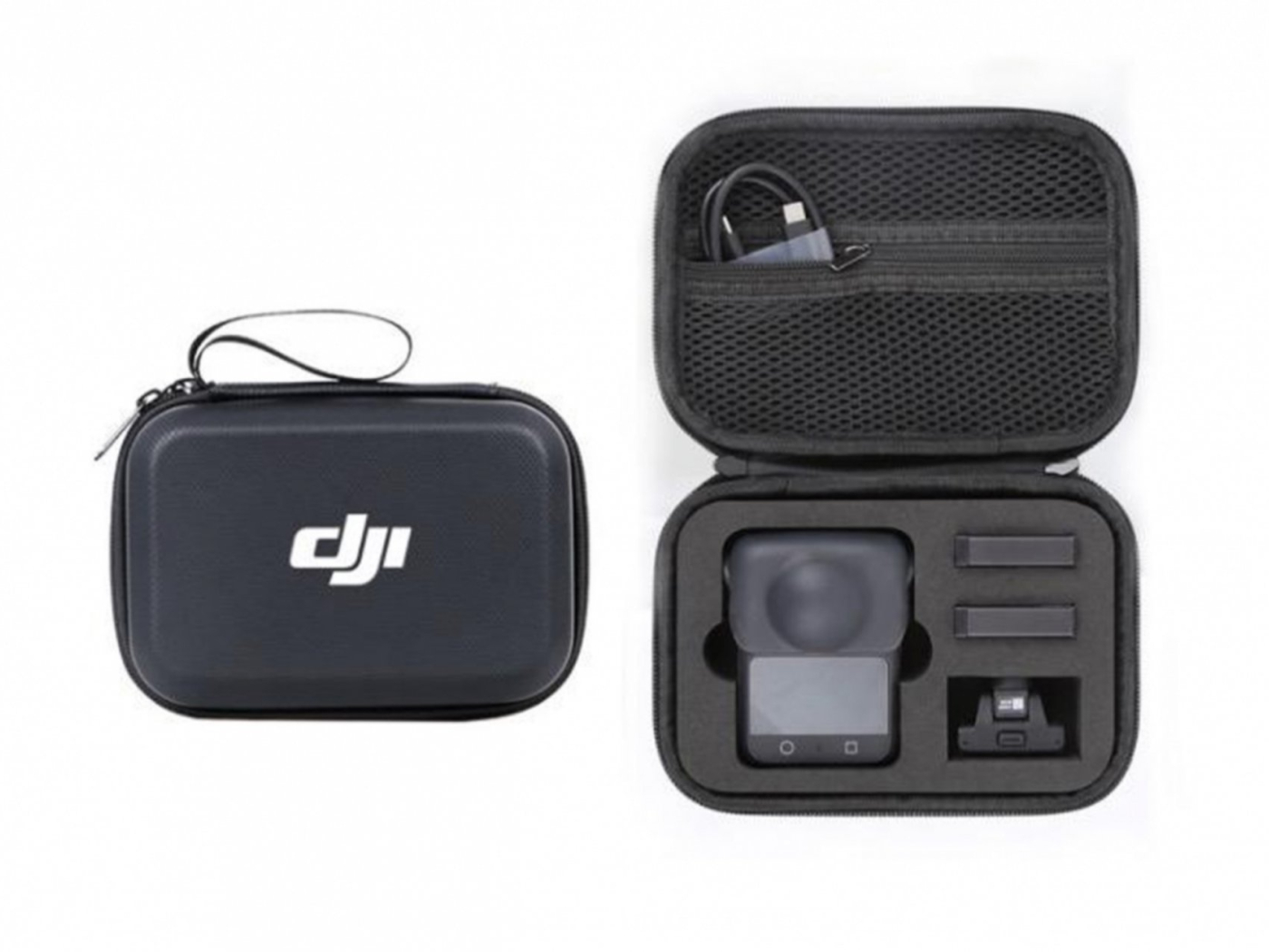 Černé PU pouzdro pro kameru DJI Osmo 360