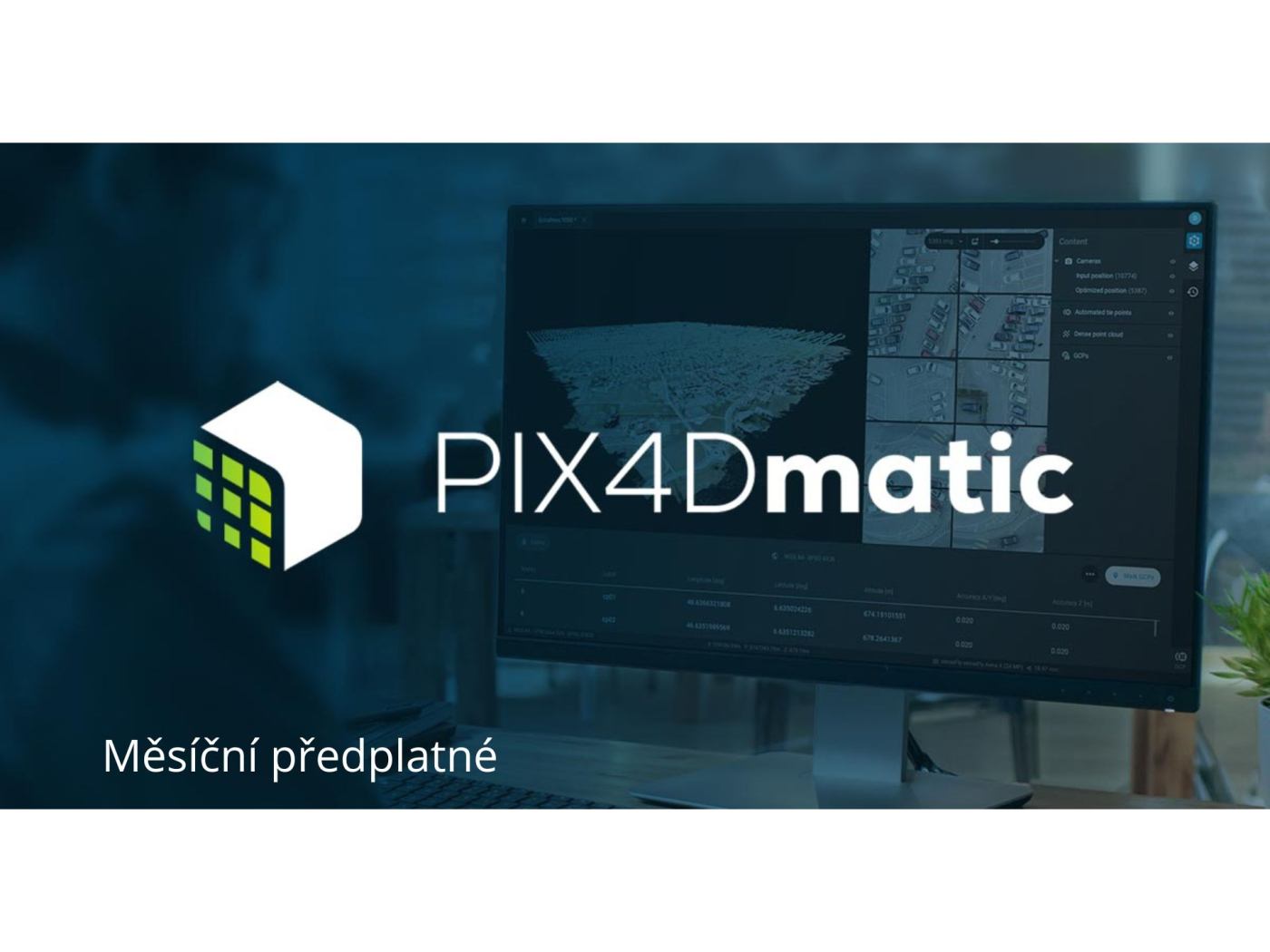 PIX4Dmatic - měsíční předplatné
