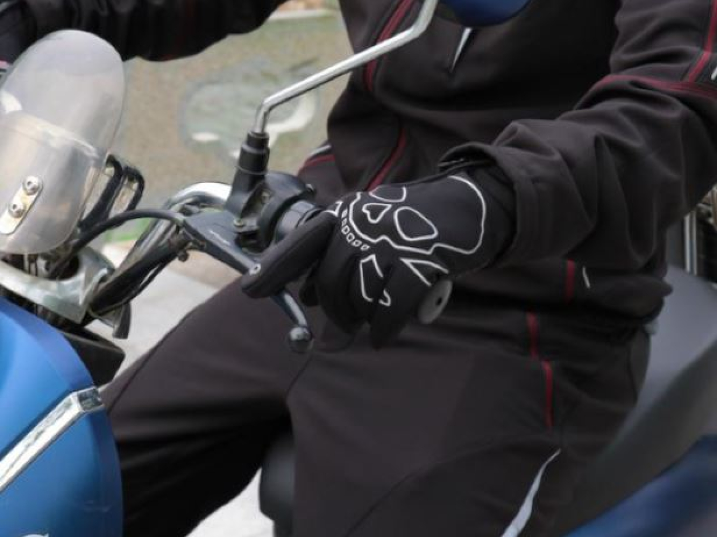 Černé fotografické rukavice (XXL)