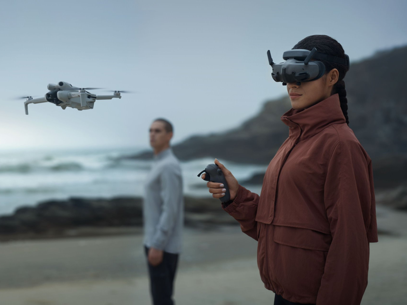 Ovladač DJI RC Motion 3 k závodnímu dronu