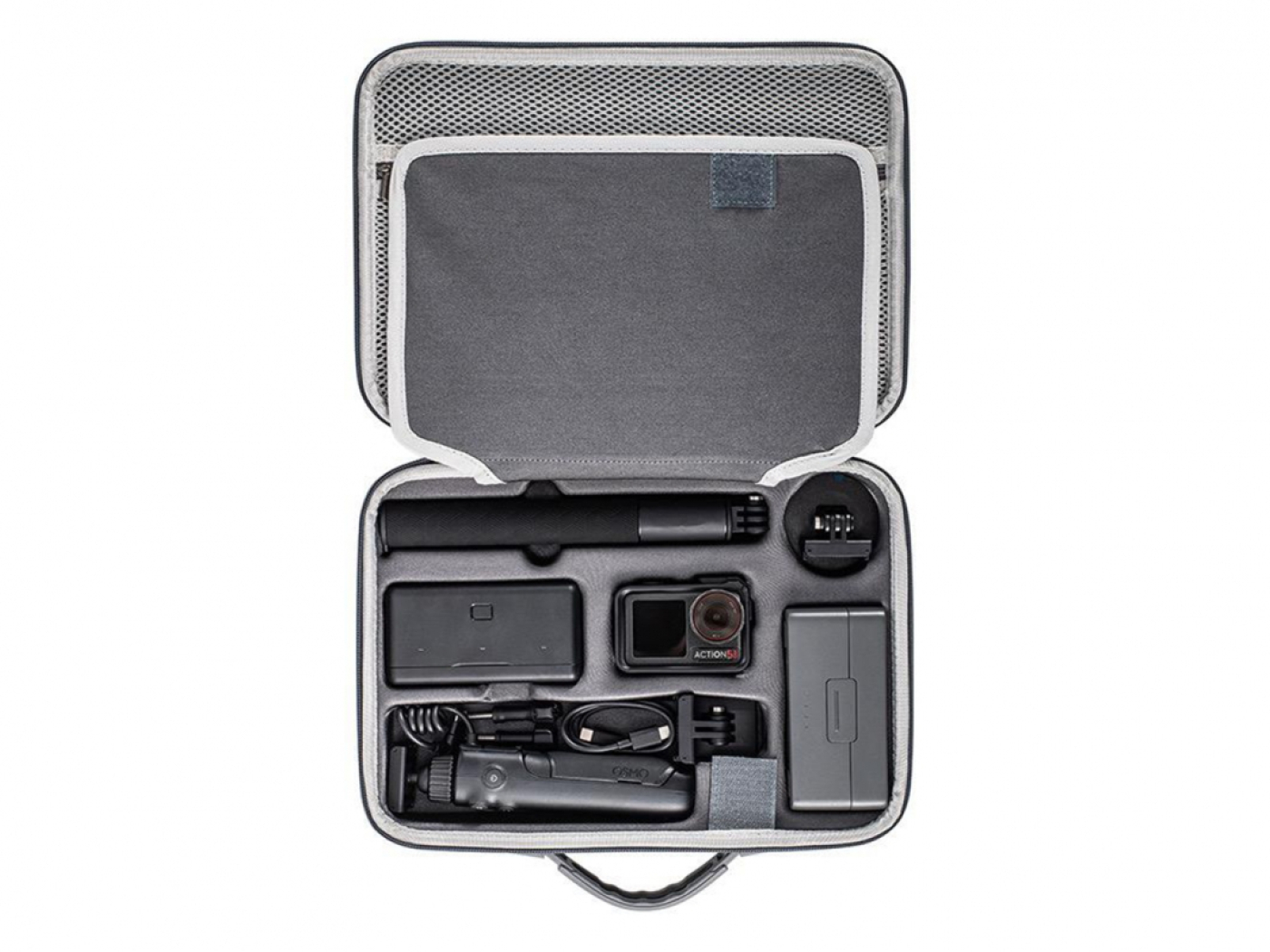 Šedé pouzdro na kameru DJI Osmo Action 5 Pro