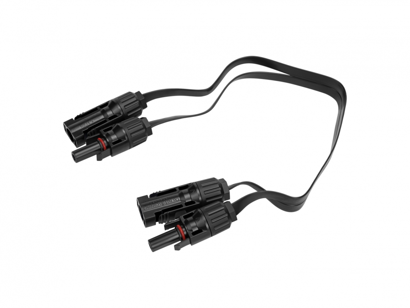 Plochý kabel MC4 na propojení Power Stream se solárním panelem