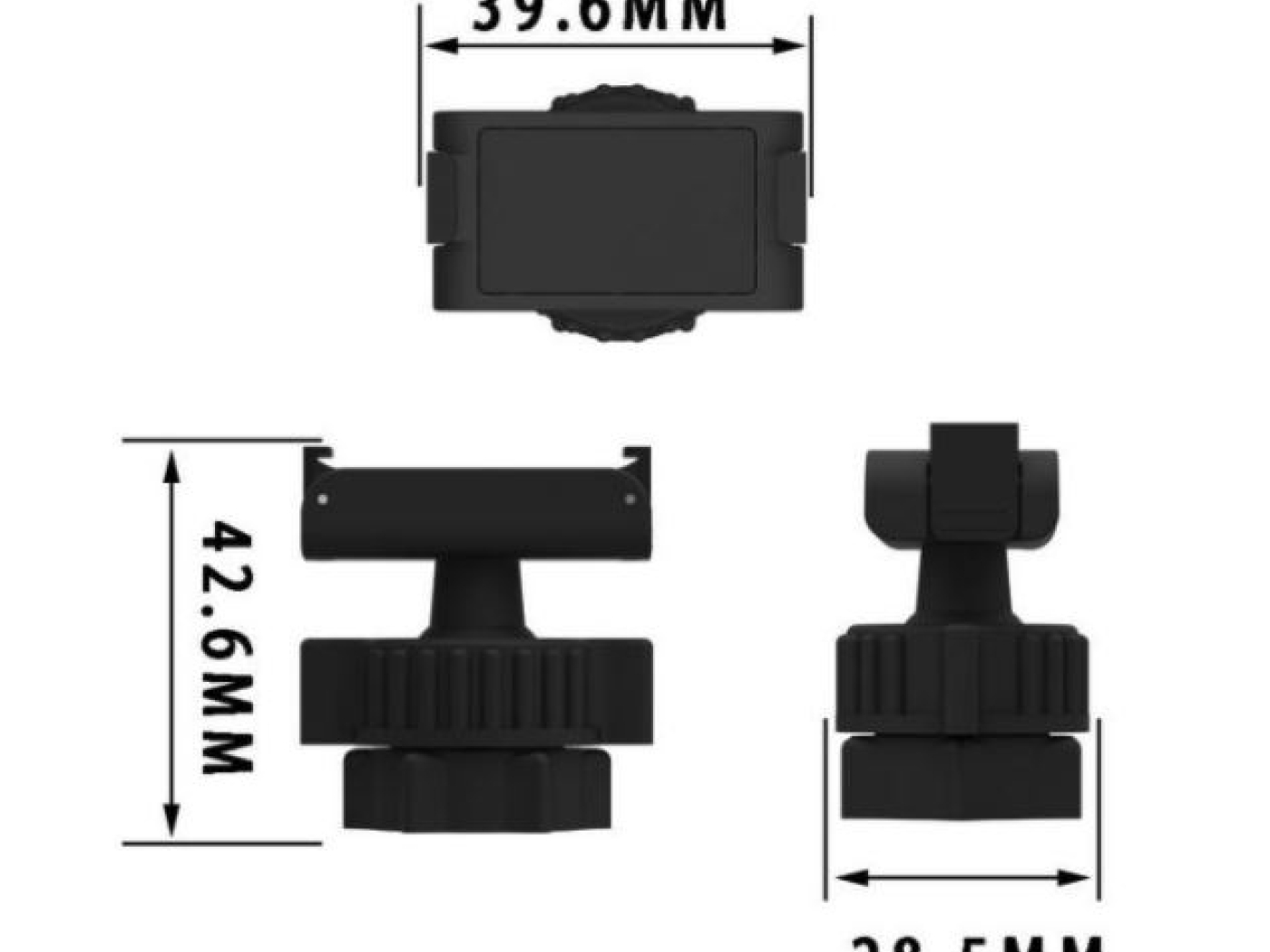 Flexibilní magnetický adaptér na DJI Action 2