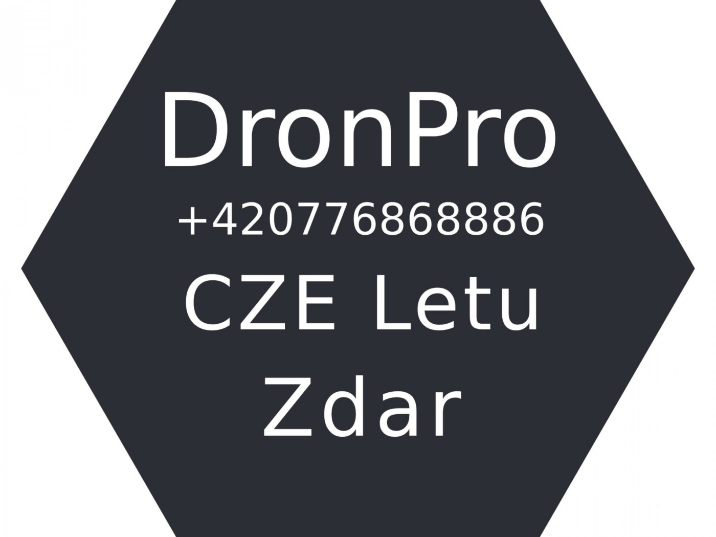 Poznávací značka / SPZ na dron – na míru